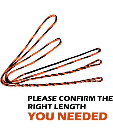 DEERACE D97 Handmade Flemish Twist Fast Flight Bow String - Orange | AMO 70 Bow Length - Buy Online on GoSupps.com