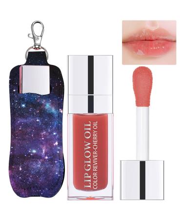 Amazfly Hydrating Lip Oil - Plumping Gloss & Tinted Balm for Long Lasting Nourishment and Glitter Shine - Rosewood Shade - Buy Online on GoSupps.com
