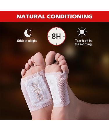 BYZESTY Detox detox patches 100 pieces natural ingredients detox patches detoxifying foot patches for a deep cleansing effect and better sleep - Buy Online on GoSupps.com