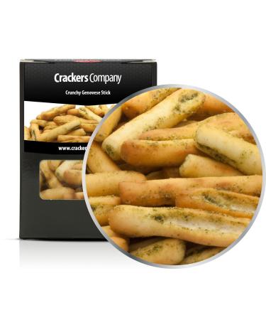 5 x 35g Grissini with basil and garlic and olive oil Mediterranean snack vegetarian vegan and lactose -free 5 x 35g in box (175g)
