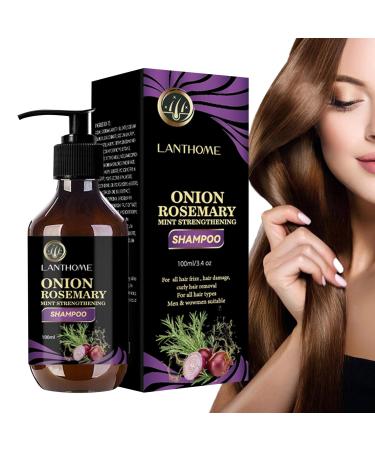 Goowafur Rosemary and onion shampoo - Scented anti-frizz shampoo - 300 ml - Does not damage hair growth - Protective thickening - Smooth hair - Regulates humidity - Moisturizing Goowafur