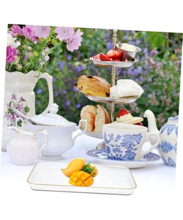 ABOOFAN 1pc Tray Christmas Platter Christmas Plates Candy Serve Holder Candy Container Decorate Household 31.3X18.1X2.4CM Transparent Color - Buy Online on GoSupps.com