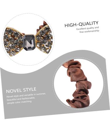 Beavorty Hair Ring Hair Ties with Bows Rhinestone Headbands for Women Dreadlock Hair Tie Crystal Hair Rope Fashion Elestic Hairbands Vintage Hair Bow Women Headwear Women Scrunchies Miss - Buy Online on GoSupps.com