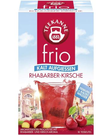 Teapot Frio Rhubarbkers 10 pieces 10 x 18 theezakjes 10 x 45 g 18 pieces pack of 10 - Buy Online on GoSupps.com