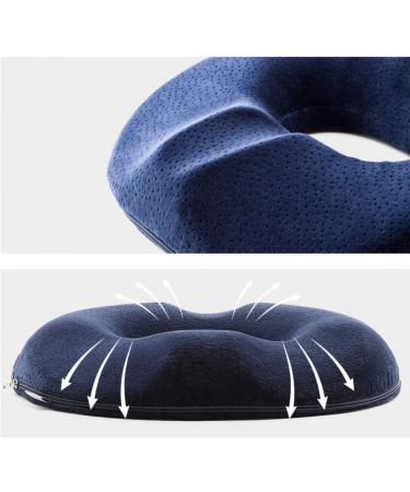 Autopeck Hemorrhoid Seat Cushion Memory Foam for Relieves Back Pain Relief Hemmoroid Treatment Bed Sores Prostate Coccyx Sciatica - Buy Online on GoSupps.com