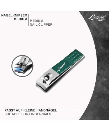 Premium Stainless Steel Nail Snap Set - 3 Pieces Nail Clippers for Fingernails & Toenails - Large Small & Diagonal Styles - Perfect for Precise Grooming - Buy Online on GoSupps.com