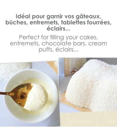 ScrapCooking - P te de Fourrage Cr meux Coco 200 g - Pour Fourrer Tablettes clairs Choux Rochers Macarons G teaux B ches de No l & Cookies - Noix de Coco - P tisserie - 4635 - Buy Online on GoSupps.com