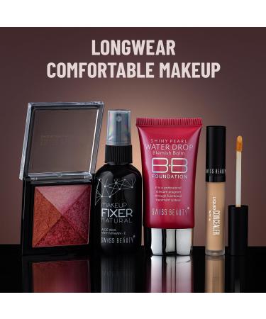 Swis-Beauty Long Lasting Makeup Fixer Spray | Aloe Vera & Vitamin E | Quick Dry Lightweight Setting Spray | 2.36 Fl Oz | International Shipping Available - Buy Online on GoSupps.com