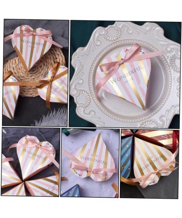 PRETYZOOM 10pcs Heart-shaped Wedding Candies Box Boxes Simple Candy Boxes Heart Shaped Sweets Boxes Love - Buy Online on GoSupps.com