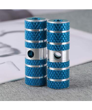 BESPORTBLE Black Aluminum Alloy Bike Pegs - Anti-Skid Lead Foot BMX Pegs for Mountain Bike, Blue (2 Pair) - Buy Online on GoSupps.com