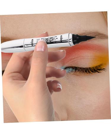  SAFIGLE SAFIGLE Liquid Eyebrow Pencil Eyeliner Pen 2-in-1 Waterproof Smudge-Proof Quick-Drying Eyebrow Pencil for Women Daily Makeup Dark Brown - Buy Online on GoSupps.com