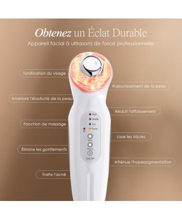 Face Lift Wand by Project E Beauty | Red Blue & Green Light | Vibrating Massage | Collagen Boost | Anti-Aging | Firming | D - Buy Online on GoSupps.com