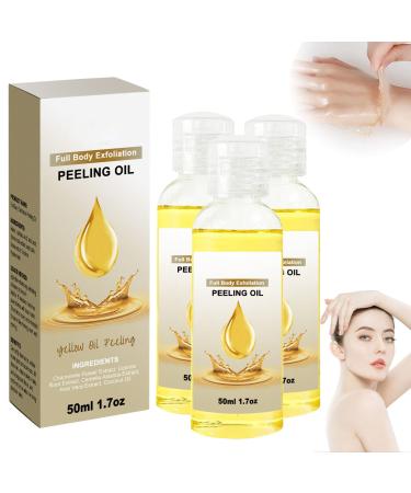 behound FullBody Exfoliation PeelingOil huile exfoliante pour le corps Old Yellow Peeling Oil 2023 New Old Natural Spot Yellow Peeling Oil (3 PCS)