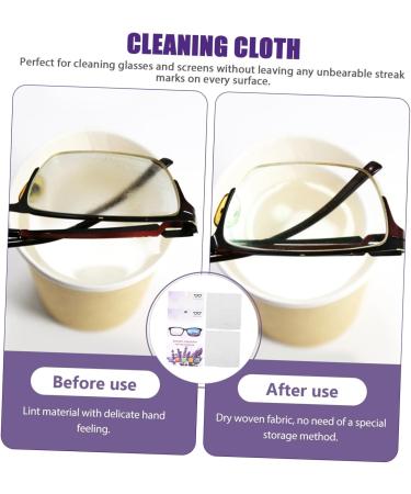 2pcs Glasses Lens Wipes - Premium Cleaning Cloths for Glasses Phones & Screens | Anti-Static & Lint-Free - Buy Online on GoSupps.com