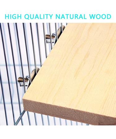 Wooden Bird Perch Stand Platform for Parrot Budgies Parakeet Cockatiels - DK NAT - Buy Online on GoSupps.com