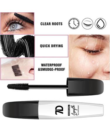 Volumizing waterproof mascara: lightweight and easy to remove | 10ml eye mascara with precise applicator long-lasting retention mascara for women daily use - Buy Online on GoSupps.com