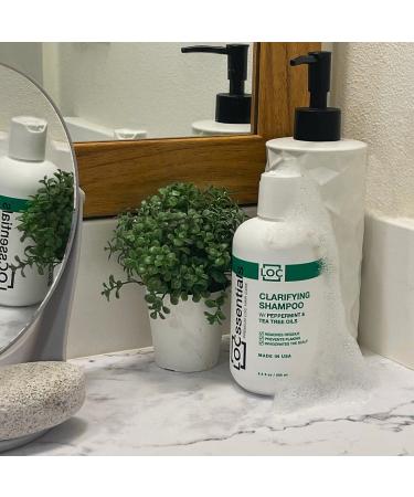 LOCssentials Clarifying Shampoo for Dreadlocks - Professional Vegan Shampoo for Interlocks, Microlocs, Twists - With Peppermint & Tea Tree Oils - Paraben-Free - Buy Online on GoSupps.com