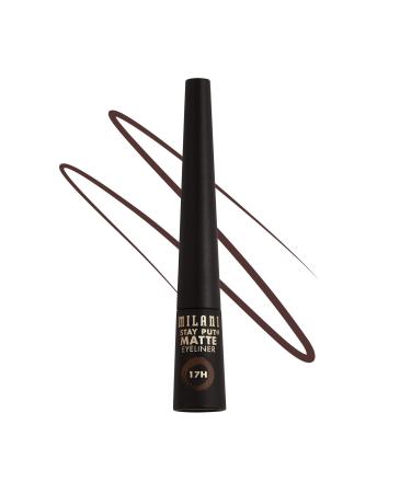 Milani Stay Put Matte Liquid Eyeliner - Liquid Eyeliner Pen, Long Lasting & Smudgeproof Makeup Pen Black Espresso