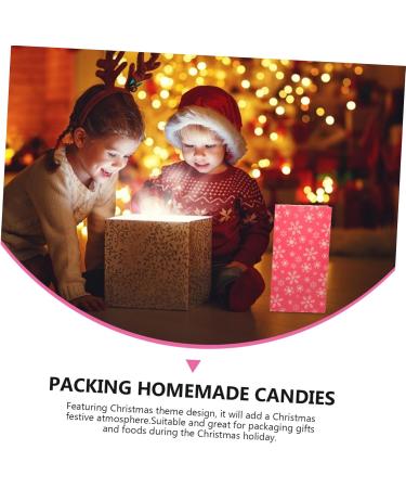 12pcs Christmas Packing Paper Bag Christmas Bags Chrismas Bags Packing Pouches Dessert - Buy Online on GoSupps.com