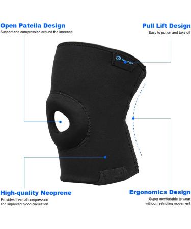 Nvorliy 4XL Knee Compression Sleeve for Large Legs - Pain Relief, Arthritis Support for Men & Women - Ideal for Sports, Injury Recovery - Buy Online on GoSupps.com