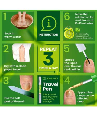 NAIL LAB Premium Fungal Nail Treatment 50ml - Tea Tree Oil for Toenails & Fingernails - Includes Bonus Nail Fungal Pen & File - Buy Online on GoSupps.com