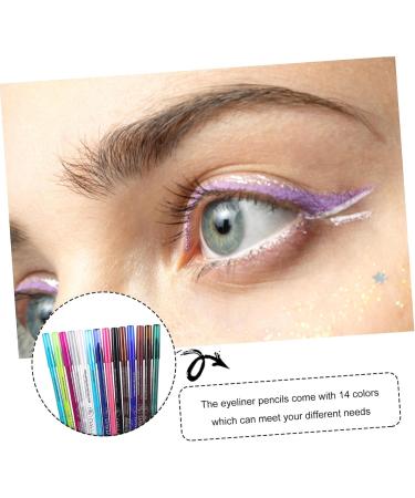 Outanaya 14pcs Eyeshadow Pencil Set Makeup Eye Liner Pencil Makeup Pencil Eye Lining Drawing Pencil Eyeliner Pencil Eye Makeup Accessory Cosmetics Pencil Eye Lining Tool Eye Lining Pencil - Buy Online on GoSupps.com