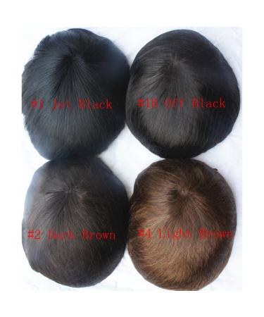 Buy Premium Human Hair Toupee for Men - NLW 10x8 Jet Black Lace Hairpiece | Natural & Breathable Replacement System - Buy Online on GoSupps.com