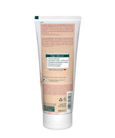 Kneipp Sensitive Light Lotion Almond Blossom - Soothing 200ml for All Skin Types | Hydrating Skin Care - Buy Online on GoSupps.com