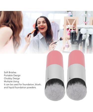 Beauty 2Pcs Adorable Pink Chubby Foundation Brush Utensil Single Tool Household Cosmetic Glam Cute Travel Case Tool Tool Brush Brush Brush Perfect for Daily Use or Adventure Glam - Buy Online on GoSupps.com