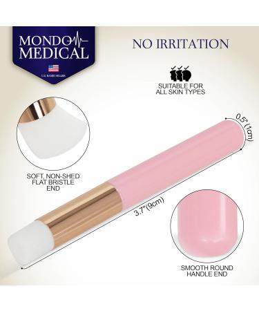 Mondo Medical Lash Shampoo Brush Bulk - 30pk Eyelash Cleaning Brush & 30pk Bag Kit | Ultimate 60pc Extensions Makeup Cleansing Set for International Shipping - Buy Online on GoSupps.com