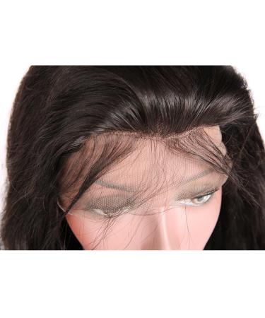 Mila Brazilian Virgin Hair Body Wave Glueless Lace Wig - 100% Real Hair Natural Black 1B 18 Inch Full Lace Wig for Ultimate Style & Comfort - Buy Online on GoSupps.com