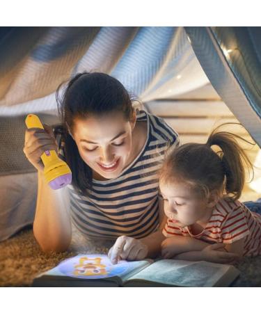 Kids' Projector Flashlights - 2 PC Set with 80 Pictures | Fun Goodnight Toys for Children - Buy Online on GoSupps.com