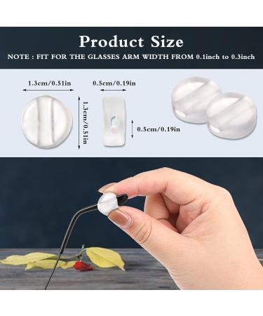 Curded 12 Pair Anti-Slip Glasses Ear Pads & Hooks - Silicone Comfort Covers for Glasses - Stop Slipping & Enhance Fit - Buy Online on GoSupps.com