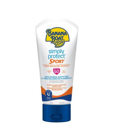 Banana Boat Simply Protect Sport Sunscreen Lotion SPF 50+