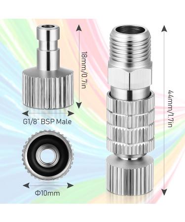 Airbrush Quick Release Coupling Kit - 5 Piece Set with Female Connectors and Male Adapters - For Air Compressor and Hose - Buy Online on GoSupps.com