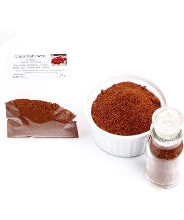  Feine W rze Habanero Chili Extremely Hot Chili Dried Chili Pepper Dried Chili Pepper at least 240 000 Scoville Heat Units 20 g (ground) - Buy Online on GoSupps.com