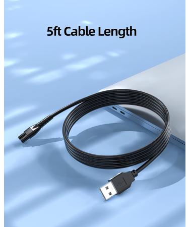 Super USB Charging Cable for Manscaped 3.0 & 2.0 Trimmers | Durable Mesh Design for Electricians & Hairdressers - Buy Online on GoSupps.com