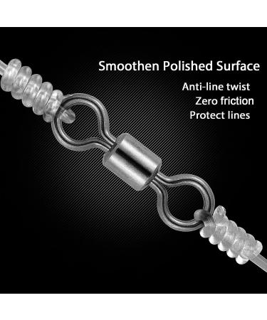 Dr.Fish Barrel Swivels - Stainless Steel Rolling Fishing Swivels Black Nickel - 30LB to 1500LB - 50pk - Buy Online on GoSupps.com