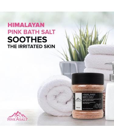 Pink Himalayan Bath Salt for Acne & Irritated Skin - Citrus Essential Oils - 19.4 OZ - Buy Online on GoSupps.com