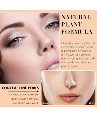 CC Cream Air Cushion Foundation Mushroom Head Air Cushion BB Cream Moisturizing Concealer Makeup Base Uniform for All Skin Types (Natural) - Buy Online on GoSupps.com