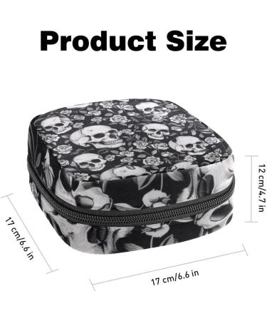 MuooouM Flying Dragonflies Storage Bag for Women & Teens | Portable Menstrual Cup & Breastfeeding Holder | Stylish & Functional | 4.7x6.6x6.6 in - Buy Online on GoSupps.com