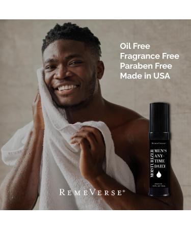 Buy Men's Anytime Daily Moisturizer - Hyaluronic Acid Peptides Vitamins C & E Collagen & Green Tea - Fragrance Free - 1/2 oz - International Shipping Available - Buy Online on GoSupps.com