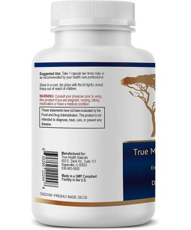 True Healing Naturals Magnesium Complex - Energy Production Support - 200 Vegetarian Capsules - Buy Online on GoSupps.com