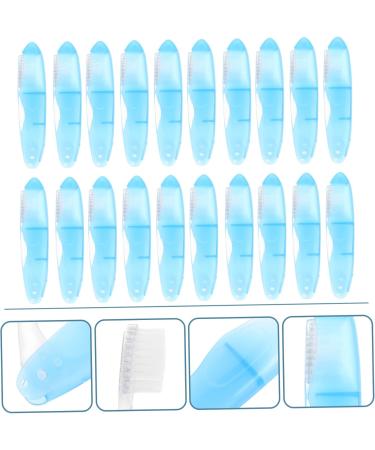 Buy Minkissy Foldable Toothbrush - Compact & Portable Manual Folding Toothbrush for Travel | Ideal for Business Trips - 20x18cm - Buy Online on GoSupps.com