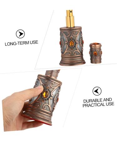 FOMIYES Perfume Bottle Portable Perfume Sprayer Essential Oil Container Empty Fragrance Bottle Makeup Travel Containers Terrarium Empty Spray Bottle Glass Composite Material Man Ornaments - Buy Online on GoSupps.com