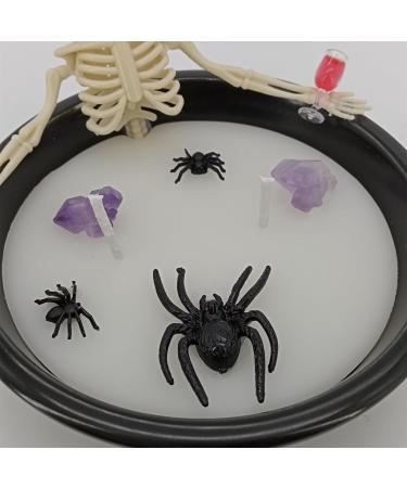 Shop Haunted Halloween Bath Skeleton Candles | Fluorescent Skull Decor & Indoor Decorations - Buy Online on GoSupps.com