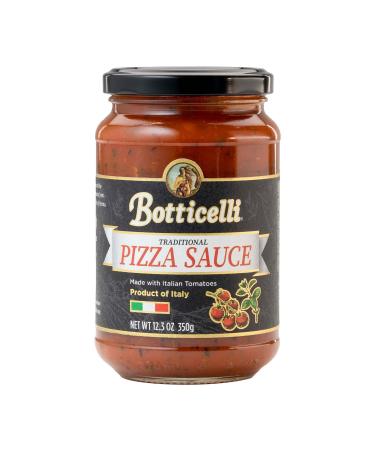 Botticelli Premium Italian Pizza Sauce for Authentic Italian Taste - Low Carb Low Sugar Keto Pizza Sauce - 1 Pack, 12.3 Ounces