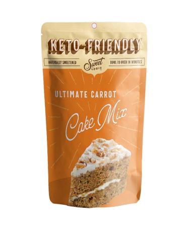 SWEET LOGIC Keto Baking Mix | Delicious Keto Baked Goods With Just 1-2G Net Carbs Per Serving | Gluten Free, Naturally Sweetened Low Carb, Diabetic Friendly | (Carrot Cake)