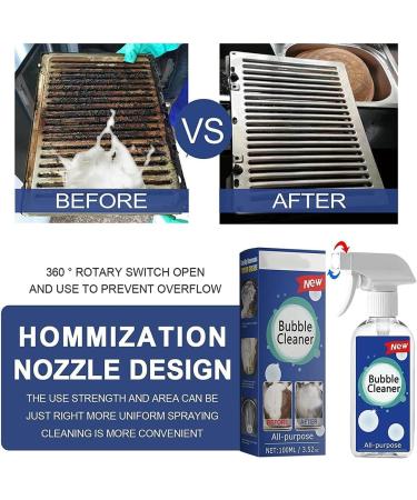 Bubble Cleaner Foam Spray All Purpose Kitchen Bubble Cleaner Limescale Remover Strong Stain Removing Fat & Oil Foam Cleaner for Kitchen Oven Stove Simple & Powerful Kitchen Degreaser - Buy Online on GoSupps.com