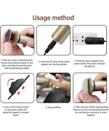 Dead Callus Sandpaper Discs 60 Pieces 60 Grit Replacement Sandpaper Discs Exfoliating Smoothing Sandpaper Discs for Electric Foot Callus Remover - Buy Online on GoSupps.com